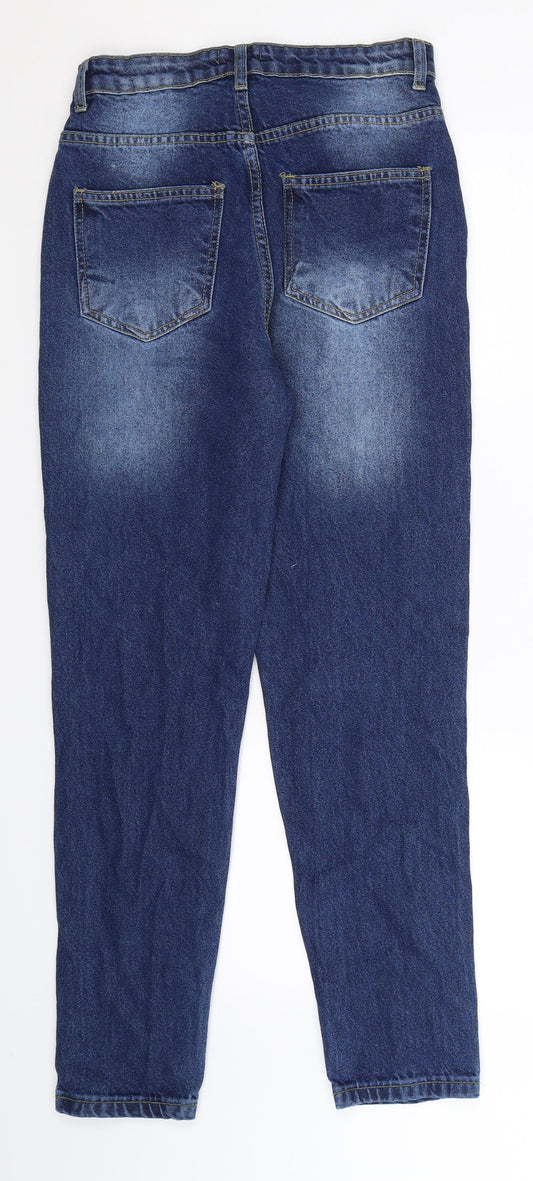 I SAW IT FIRST Womens Blue  Denim Straight Jeans Size 6 L29 in