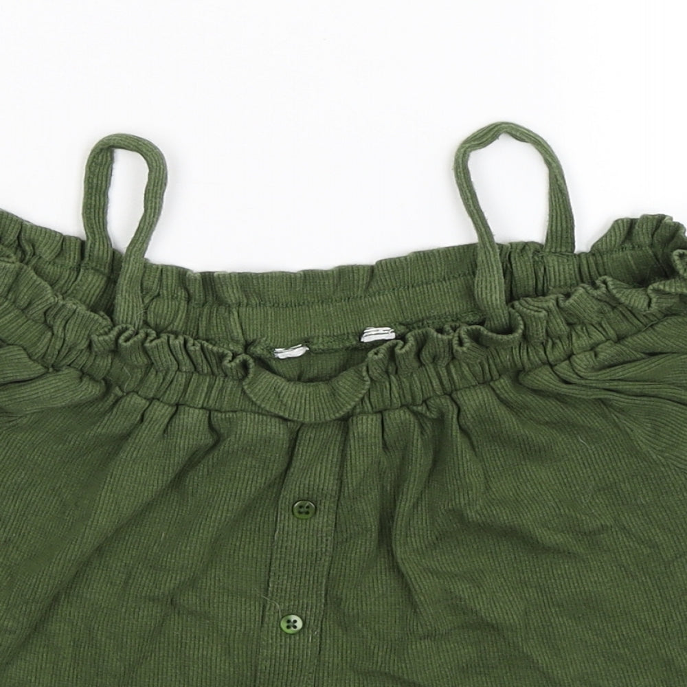 Primark Girls Green   Basic Tank Size 10 Years