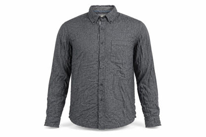 Mens UK Size L Avenue Grey  Button-Up Long Sleeve Casual Shirt