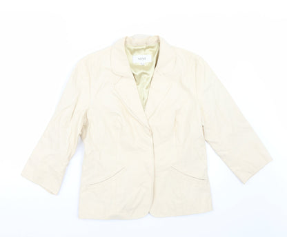 NEXT Womens Beige   Jacket Blazer Size 12