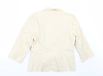 NEXT Womens Beige   Jacket Blazer Size 12