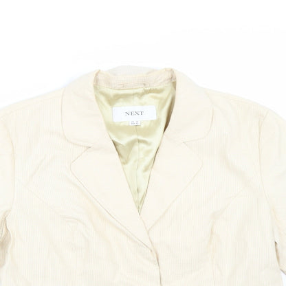 NEXT Womens Beige   Jacket Blazer Size 12