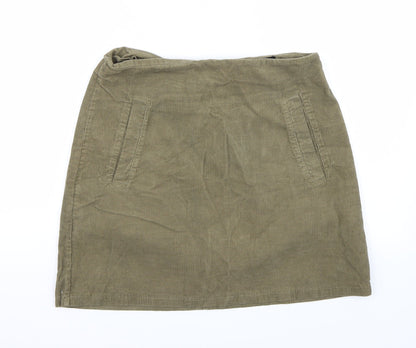 Newlook Womens Green   A-Line Skirt Size 12