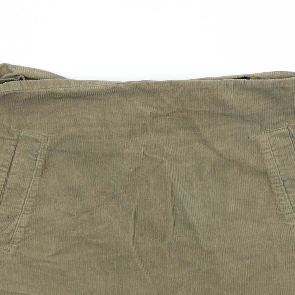 Newlook Womens Green   A-Line Skirt Size 12