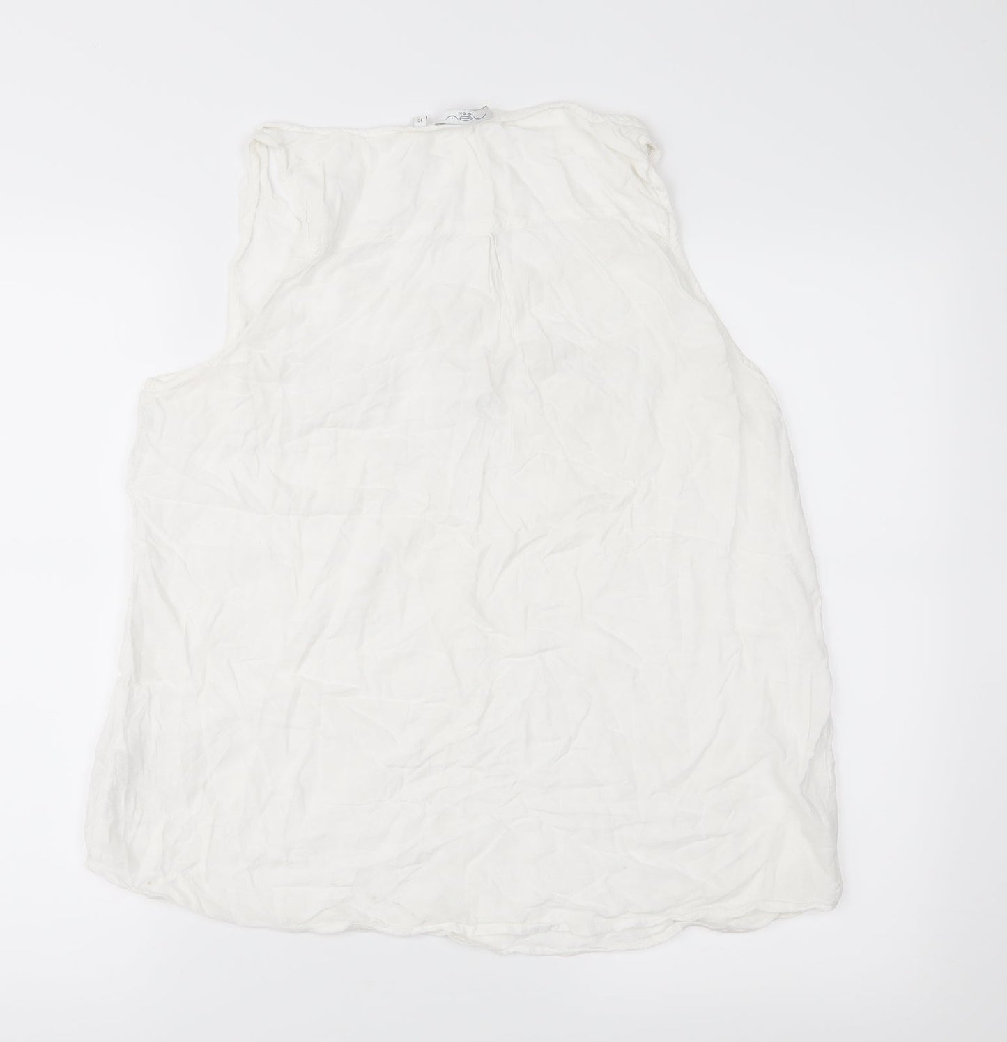 Womens UK Size 16 New Look White Basic Blouse