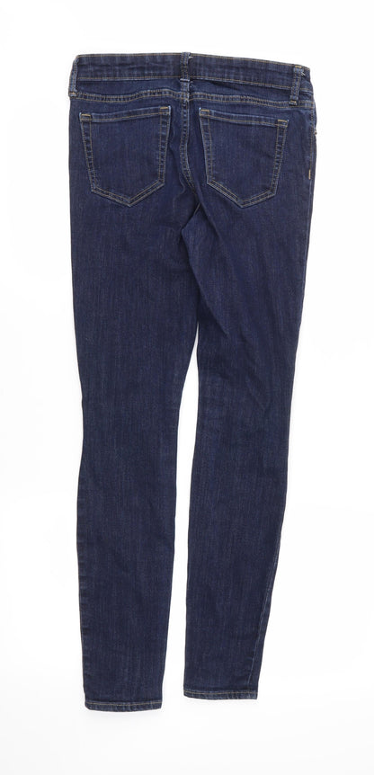 Gap Womens Blue  Denim Skinny Jeans Size 26 in L28 in