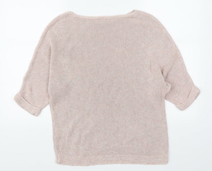 H&M Womens Pink   Pullover Jumper Size S