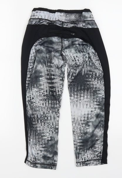 Atmosphere Womens Grey   Cropped Leggings Size 6 L19 in - Abstract