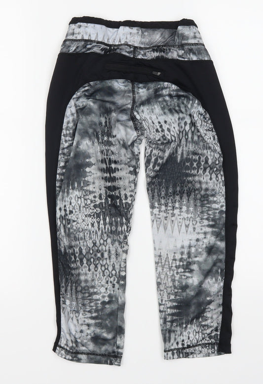 Atmosphere Womens Grey   Cropped Leggings Size 6 L19 in - Abstract