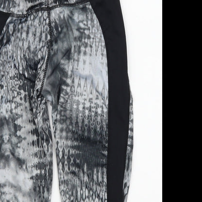 Atmosphere Womens Grey   Cropped Leggings Size 6 L19 in - Abstract