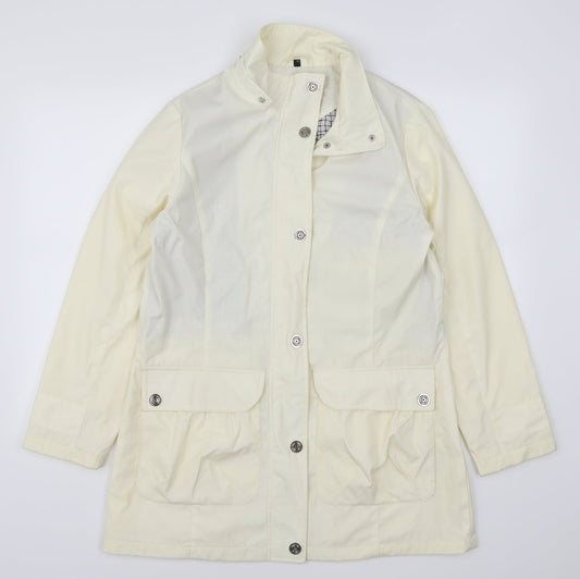Womens UK Size 12 Finesse White Anorak Coat