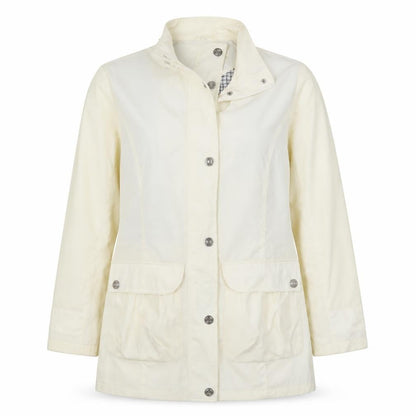 Womens UK Size 12 Finesse White Anorak Coat