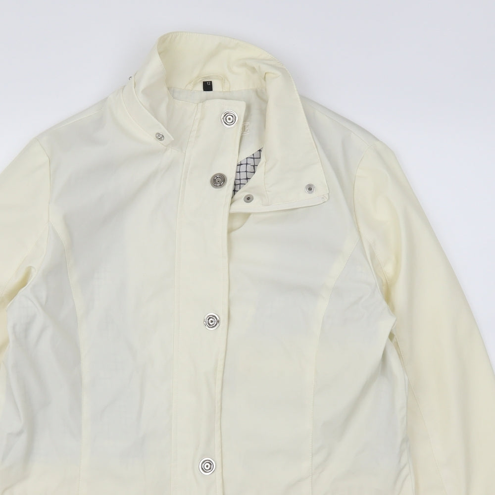 Womens UK Size 12 Finesse White Anorak Coat