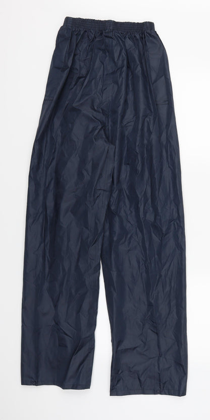 Pro Climate Mens Blue   Rain Trousers Trousers Size S L27 in