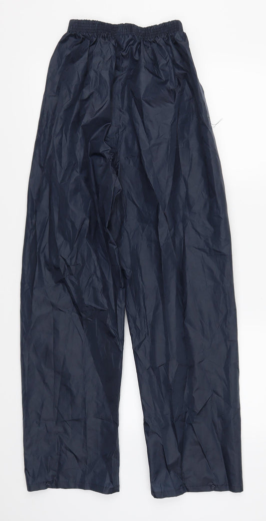 Pro Climate Mens Blue   Rain Trousers Trousers Size S L27 in