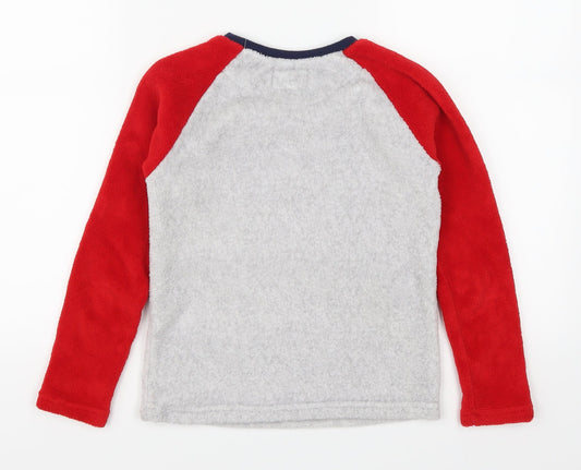 Primark Boys Red Solid   Pyjama Top Size 8-9 Years  - Eat Sleep Dream Football