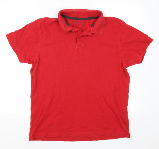 Primark Mens Red    Polo Size L