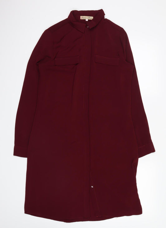 cameo rose Womens Red   Basic Button-Up Size 10