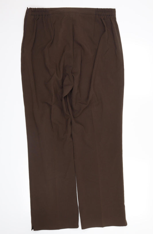 BM Womens Brown   Trousers  Size 14