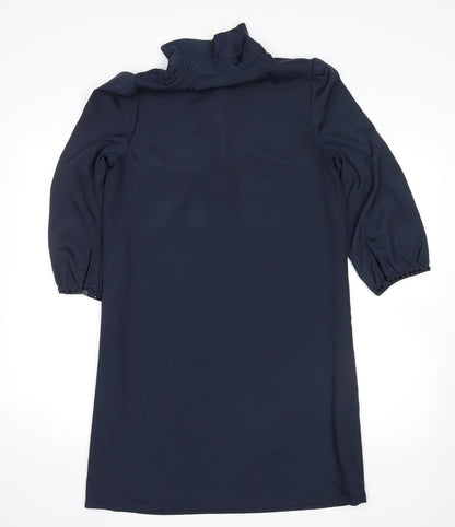 Womens UK Size 8 NEXT Blue Kimono Blouse