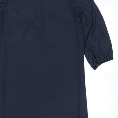 Womens UK Size 8 NEXT Blue Kimono Blouse