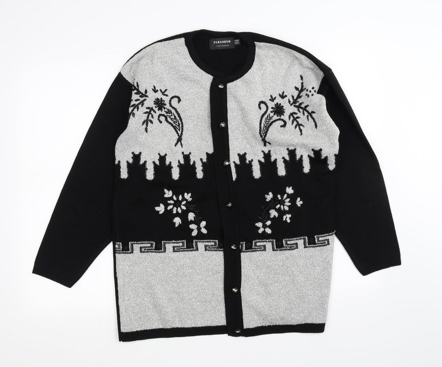 Paramour Womens Black   Overcoat Coat One Size