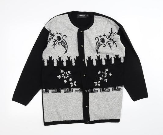 Paramour Womens Black   Overcoat Coat One Size