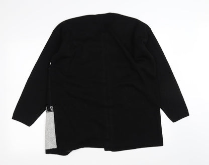 Paramour Womens Black   Overcoat Coat One Size