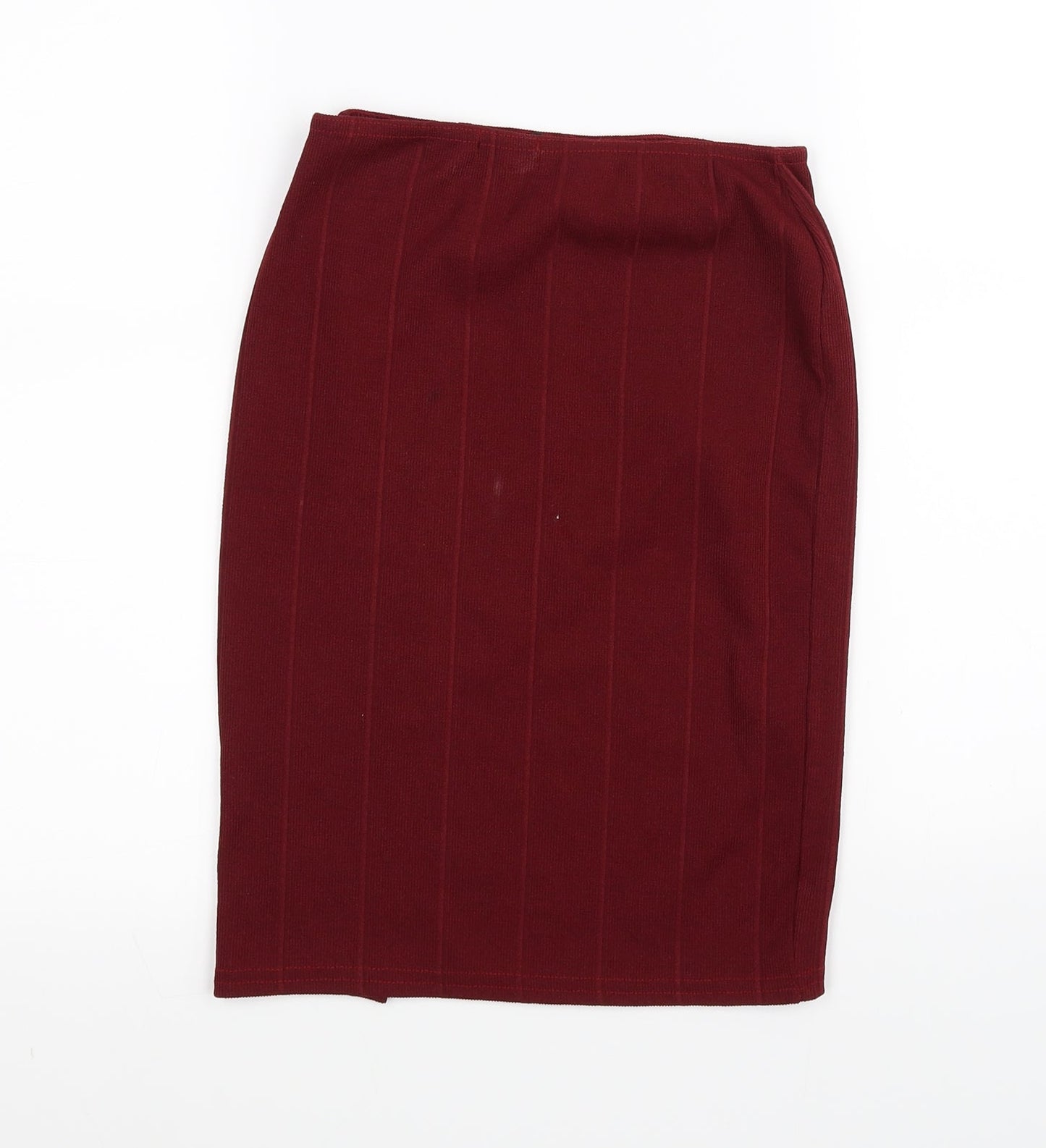 PRETTYLITTLETHING Womens Red   Maxi Skirt Size 10