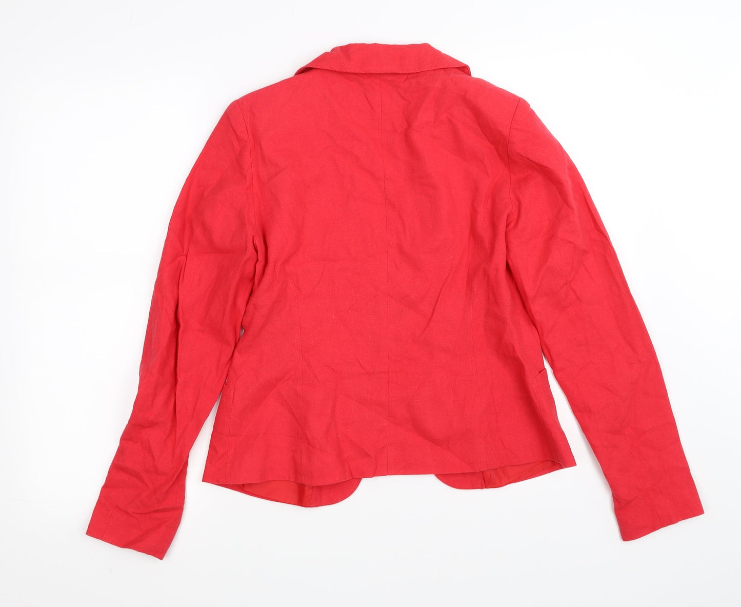 George Womens Red   Overcoat Coat Size 10