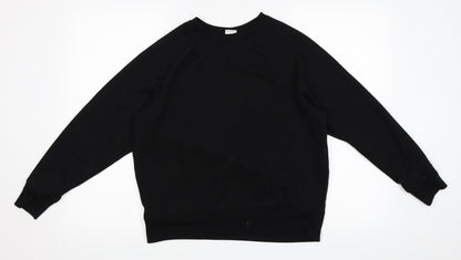 H&M Womens Black   Pullover Sweatshirt Size S