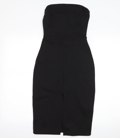 Boohoo Womens Black   Bodycon  Size 8  - Boob Tube