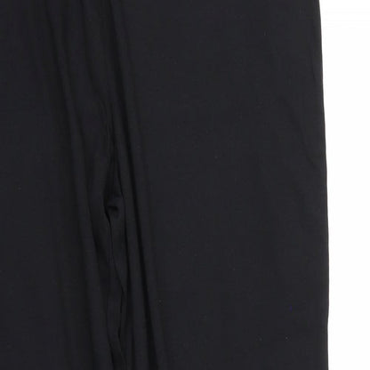Womens UK Size 16 Kit Regular Fit Sweatpants Black Trousers