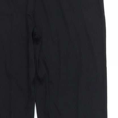 Womens UK Size 16 Kit Regular Fit Sweatpants Black Trousers