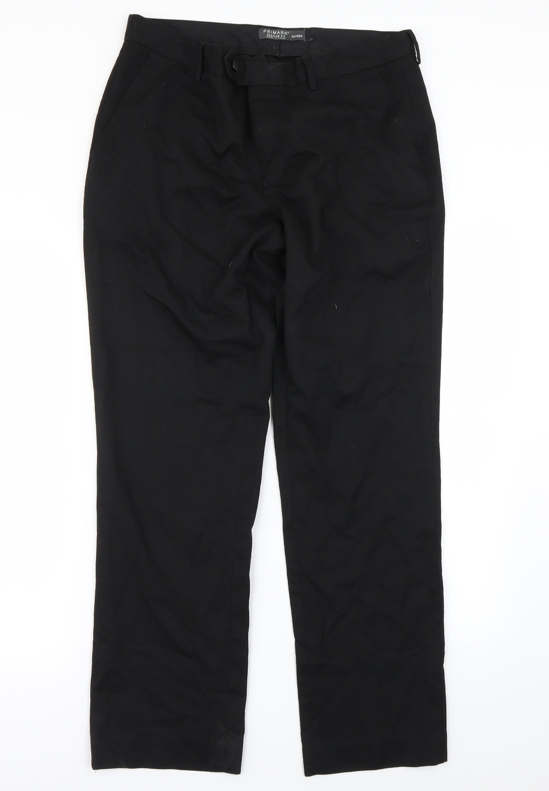 Primark Womens Black   Dress Pants Trousers Size 34 in L29 in
