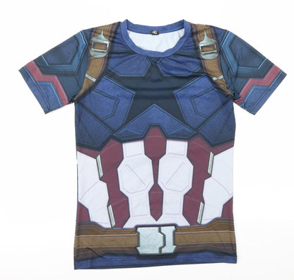 Preworn Mens Multicoloured    T-Shirt Size M