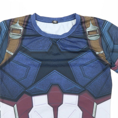 Preworn Mens Multicoloured    T-Shirt Size M