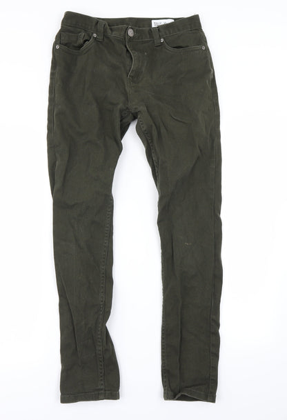 denim&co Womens Green   Skinny Jeans Size 30 in L29 in
