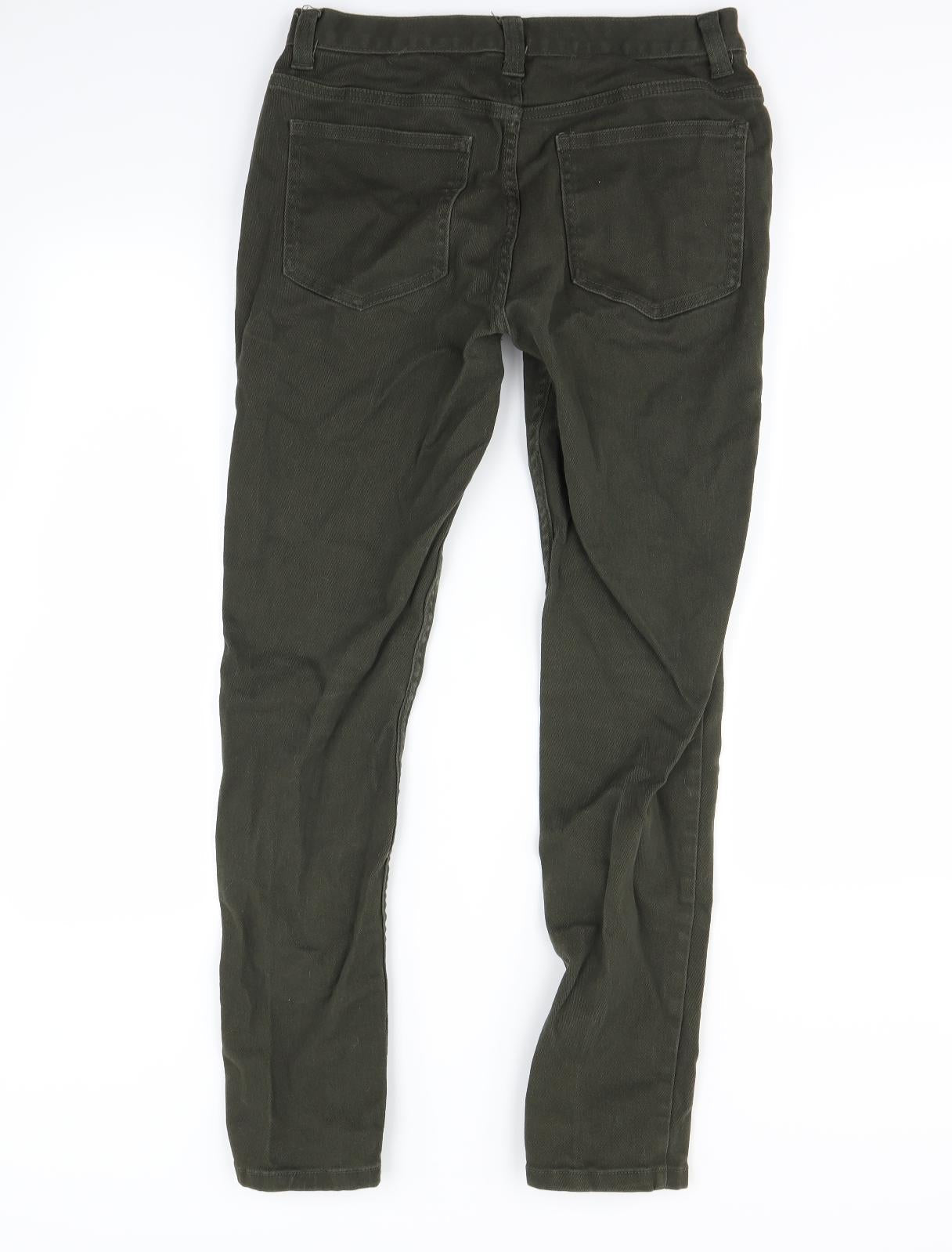 denim&co Womens Green   Skinny Jeans Size 30 in L29 in