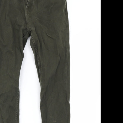 denim&co Womens Green   Skinny Jeans Size 30 in L29 in