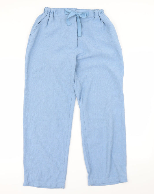 Cotton Traders Womens Blue   Dress Pants Trousers Size 12 L28 in