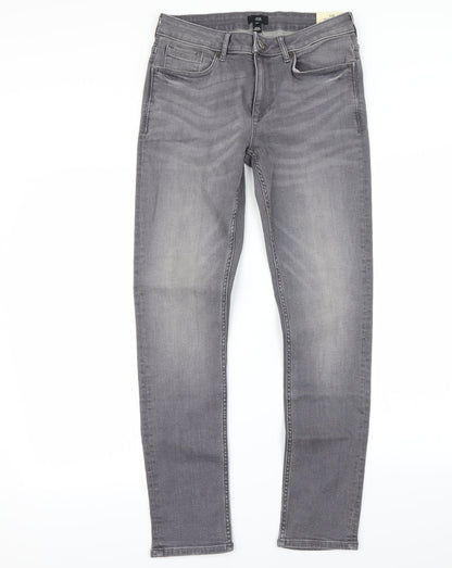 River Island Womens Grey   Skinny Jeans Size 28 in L32 in