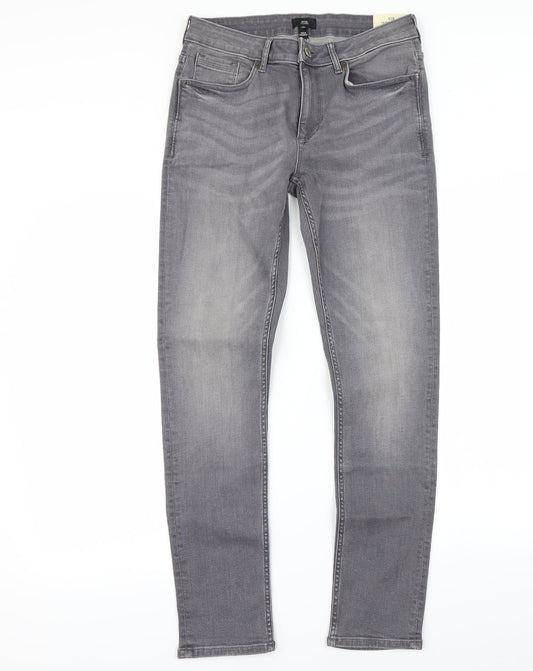 River Island Womens Grey   Skinny Jeans Size 28 in L32 in