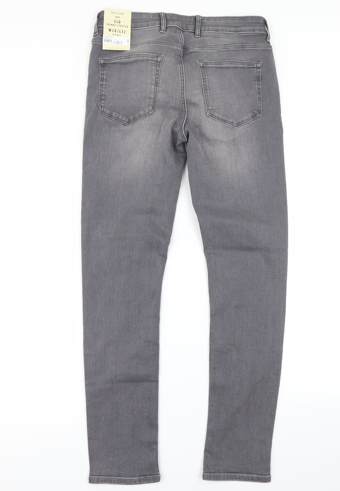 River Island Womens Grey   Skinny Jeans Size 28 in L32 in