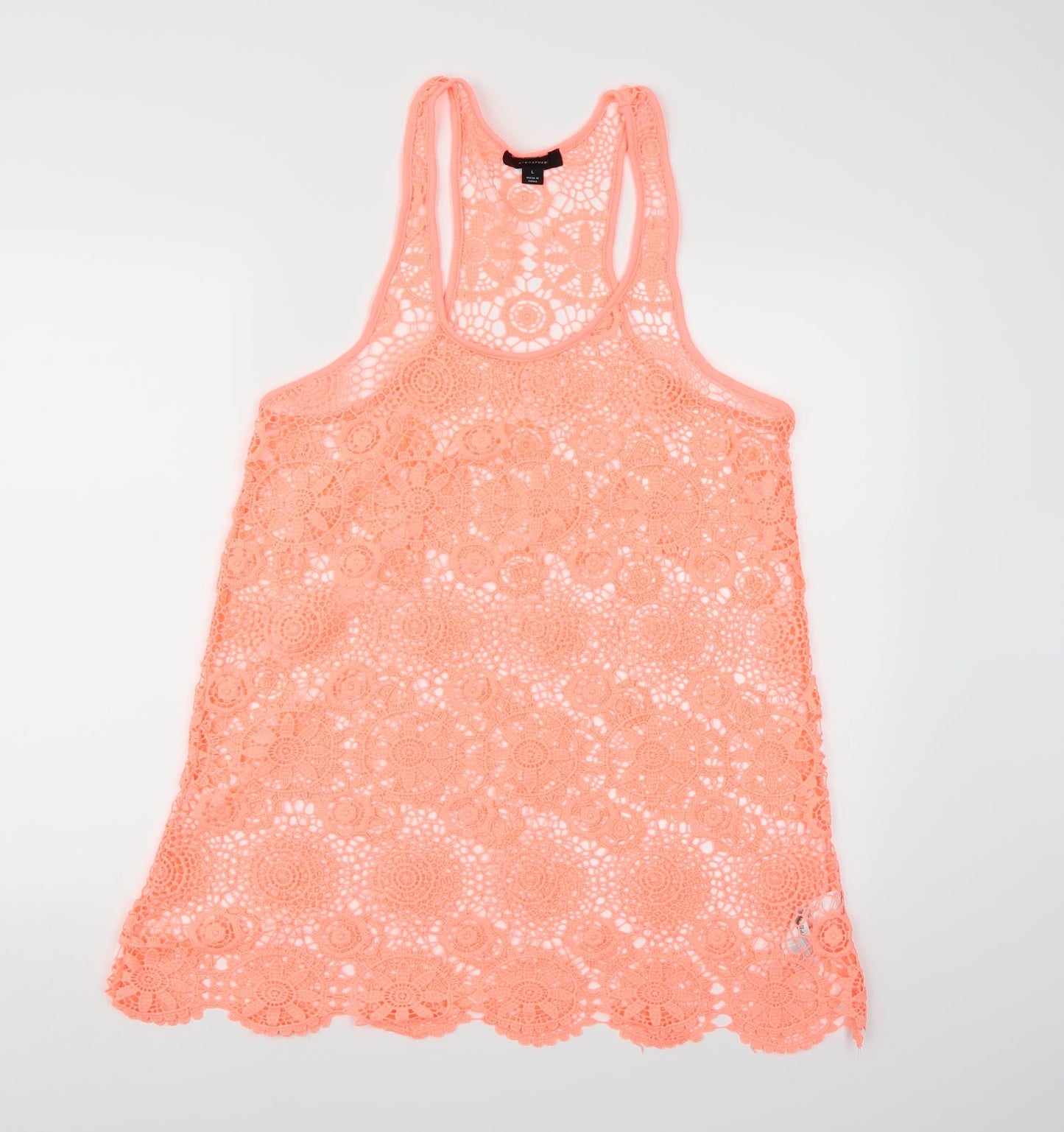 Atmosphere Womens Pink Floral  A-Line  Size L