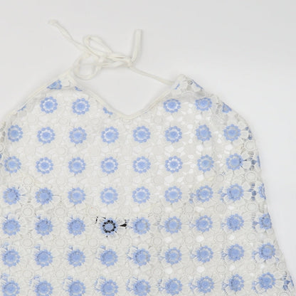 Atmosphere Womens White Floral  A-Line  Size L  - Beachwear