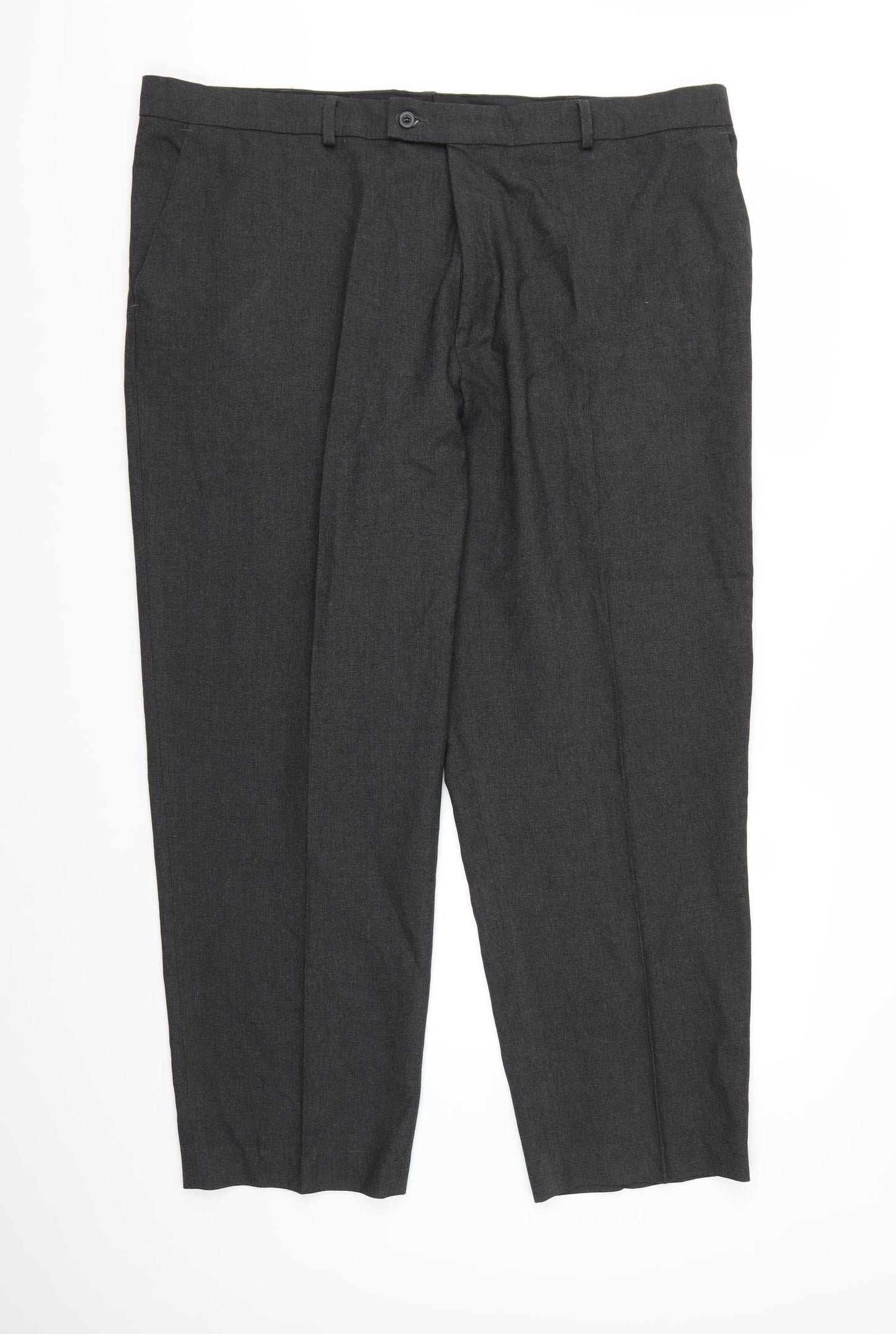 Preworn Mens Grey  Rayon Dress Pants Trousers  L28 in
