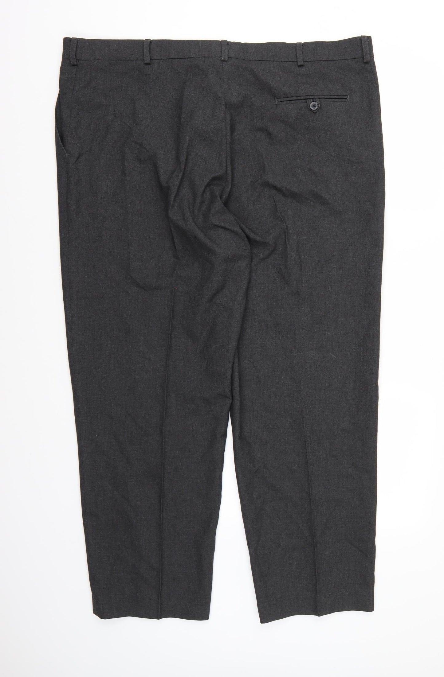 Preworn Mens Grey  Rayon Dress Pants Trousers  L28 in