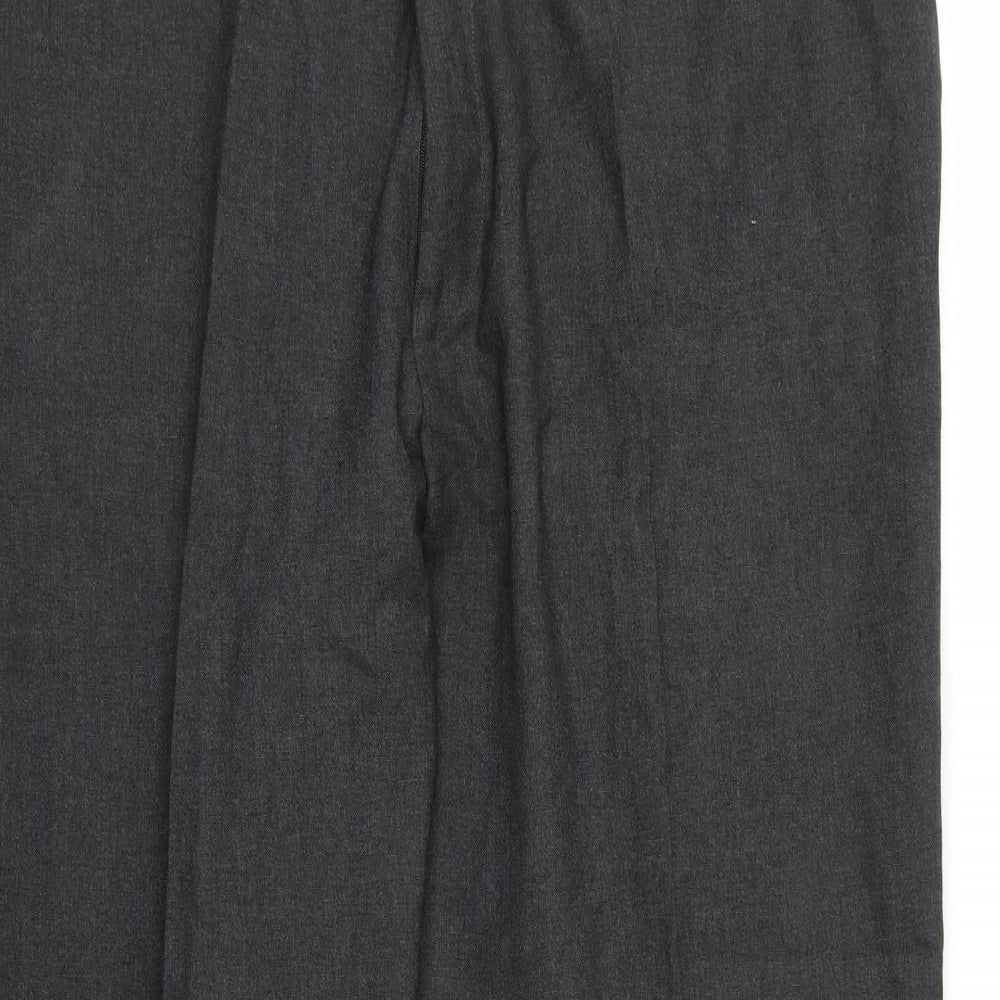 Preworn Mens Grey  Rayon Dress Pants Trousers  L28 in