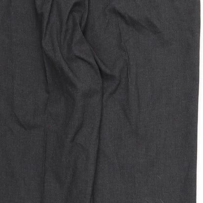 Preworn Mens Grey  Rayon Dress Pants Trousers  L28 in